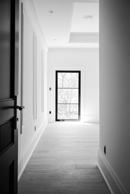Luxor interior — staircase and millwork
